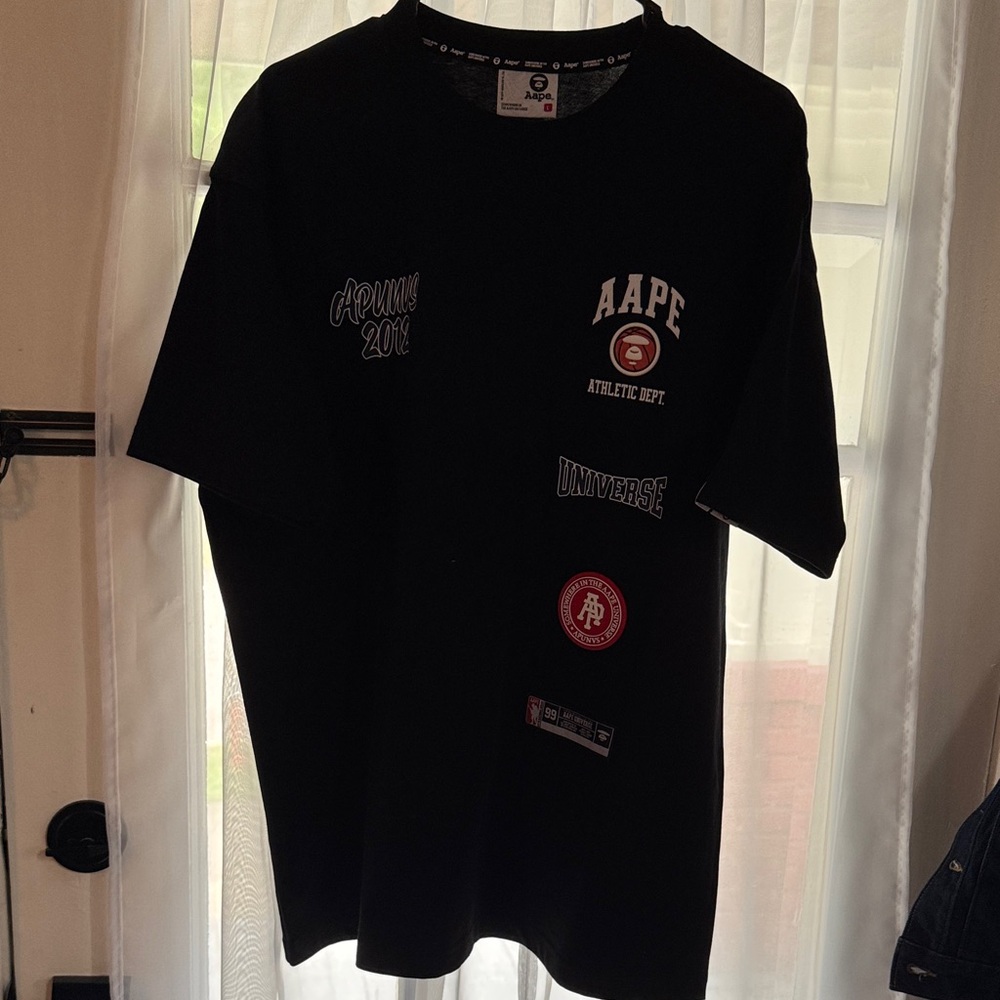 AAPE Black Short Sleeve Tee